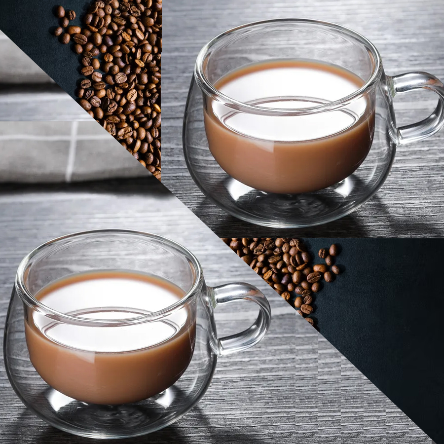 Mug en Verre 400ml · En verre borosilicate · Pour les boissons chaudes et  froides